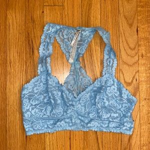 Free people blue lace bralette